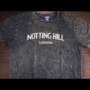 Gray with small holes forever 21  shirt